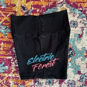 Electric forest booty shorts medium